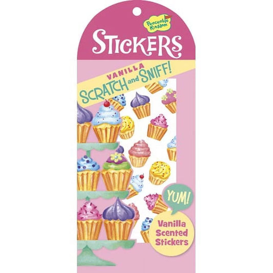Vanilla Cupcakes Scratch & Sniff Stickers