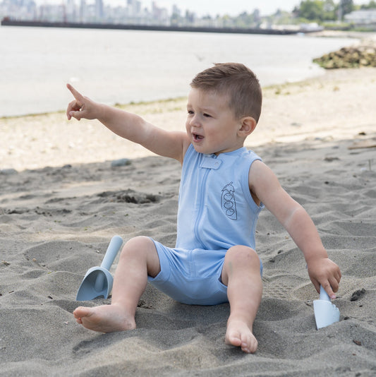 Skydive Bamboo Sleeveless Romper