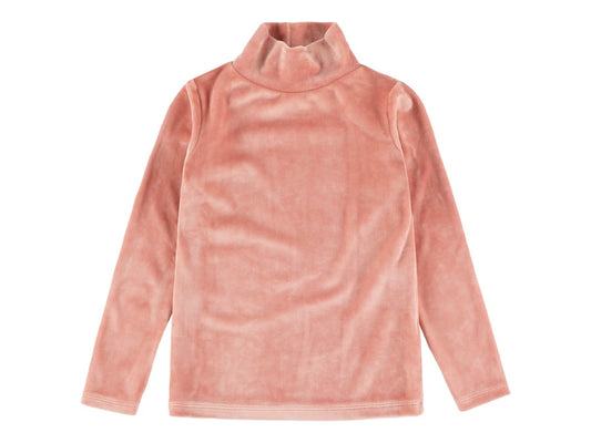 Yvy Velour Rose Turtleneck