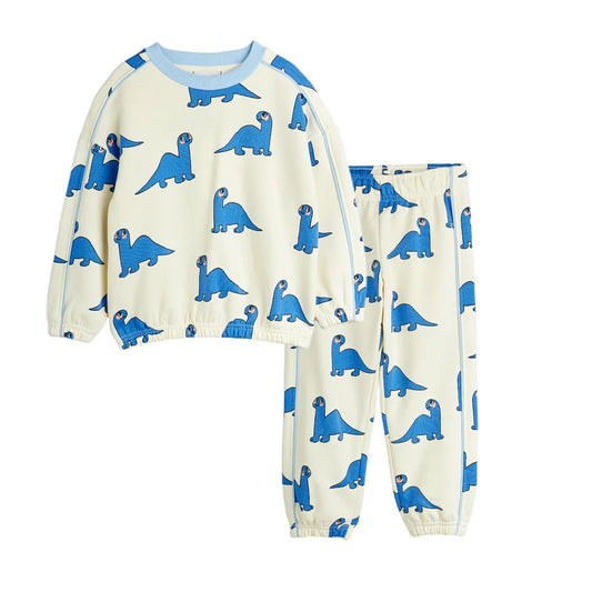 Blue Dino Sweat Set
