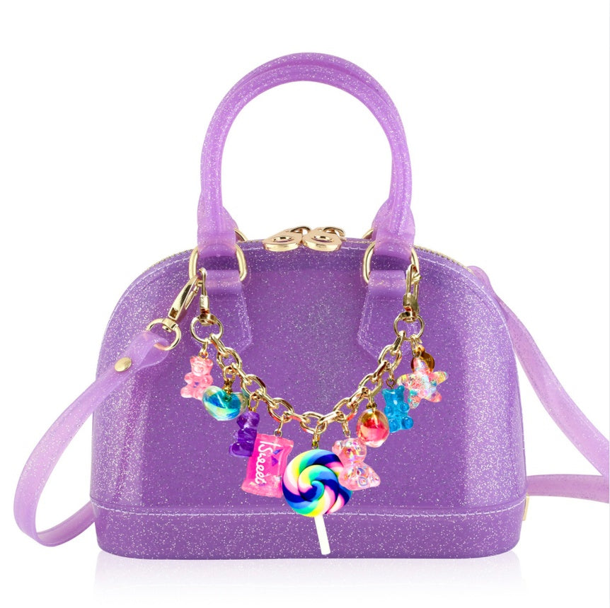 Purple Sparkle Candy Crush Purse