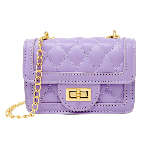 Tiny Classic Quilted Bag-Lavender : Mini