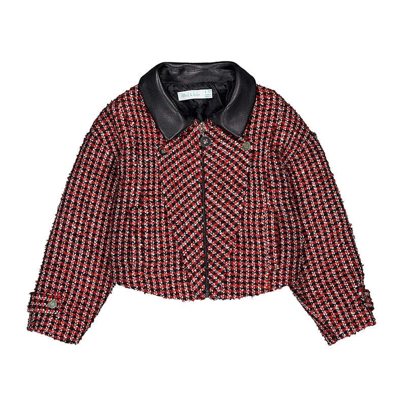 Sparkly Tweed Jacket & Shorts Kid Set