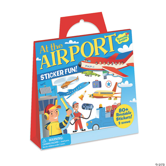 Sticker Tote-Airport : Reusable