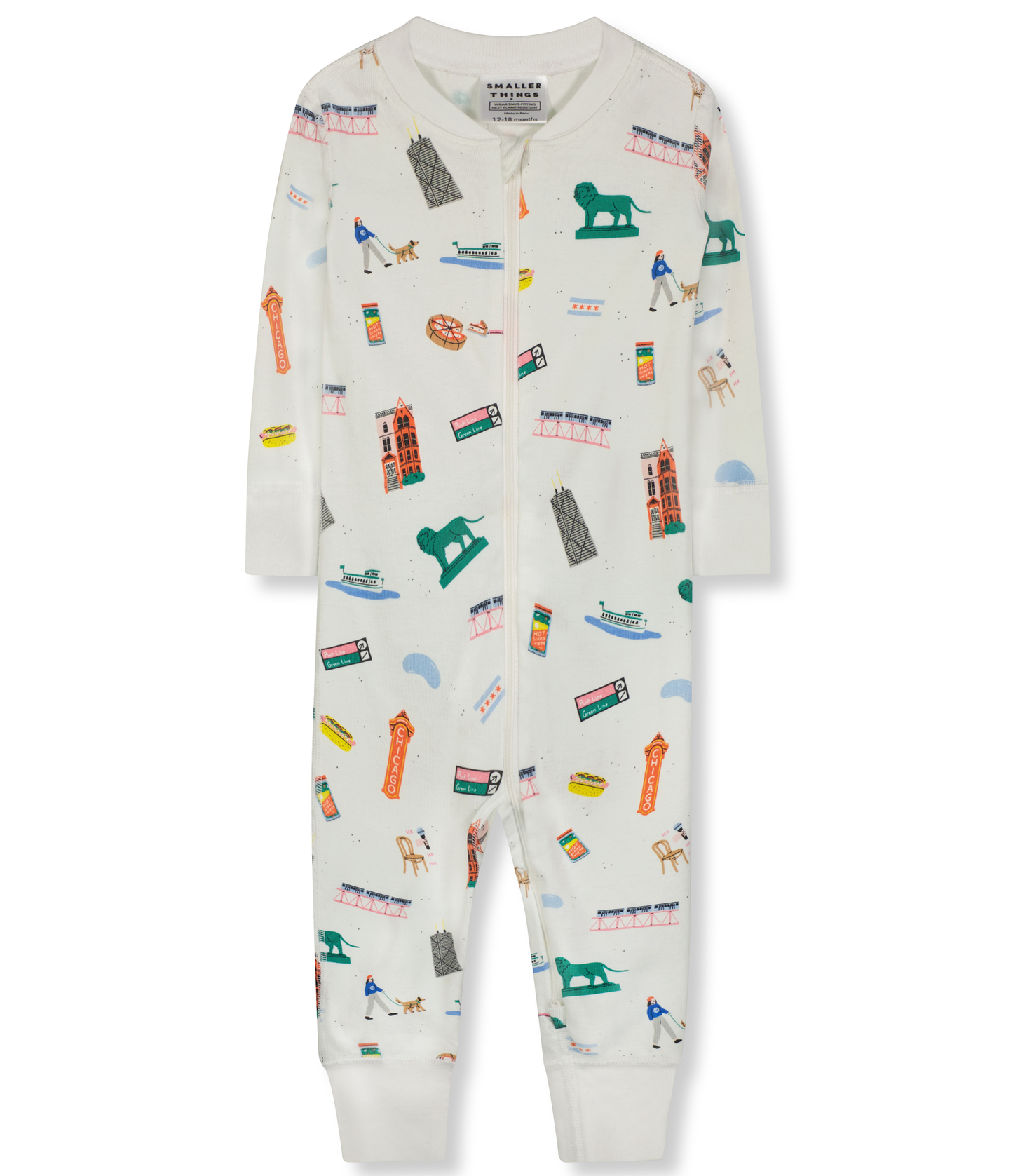 Goodnight, Chicago Infant Pajamas