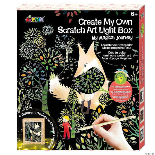 Create My Own Scratch Art Light Box: My Magical Journey