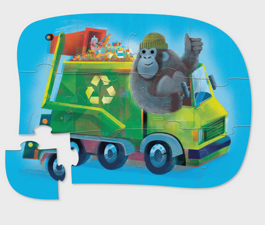 12 Piece Mini Puzzle Go Gorilla