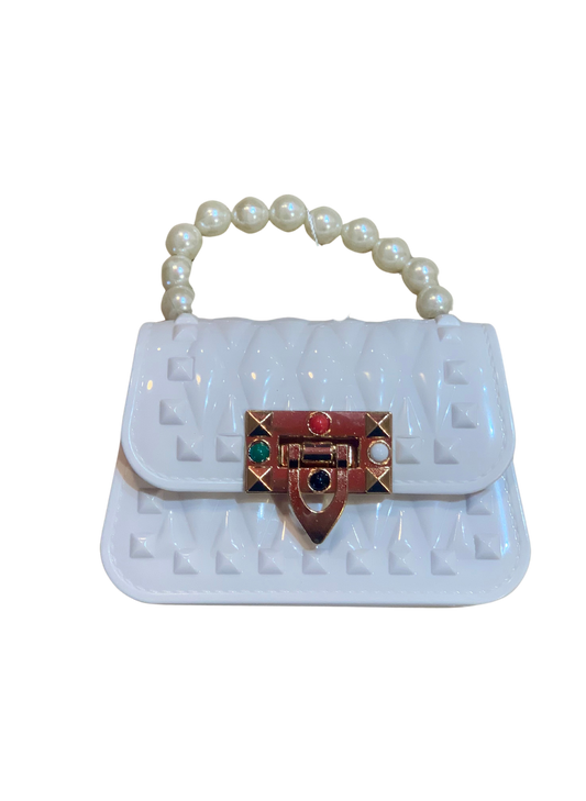 Special Gem Jelly Gold Buckle Purse