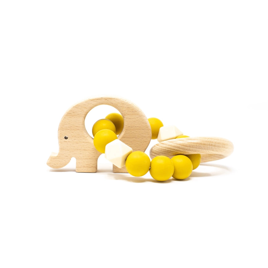 Elephant Teething Rattle