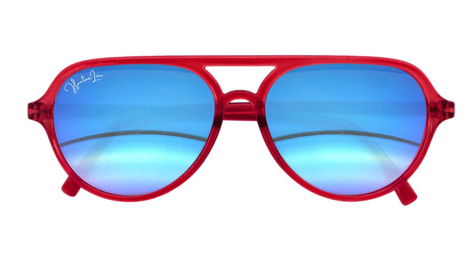 Kids Aviator Red | Blue Revo Lens (3-7 Years)