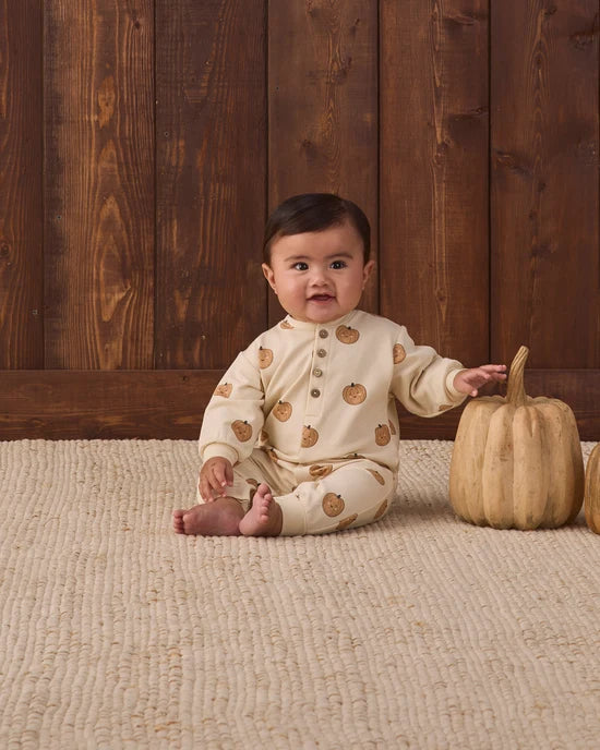 Relaxed Fleece Jumpsuit || Pumpkins