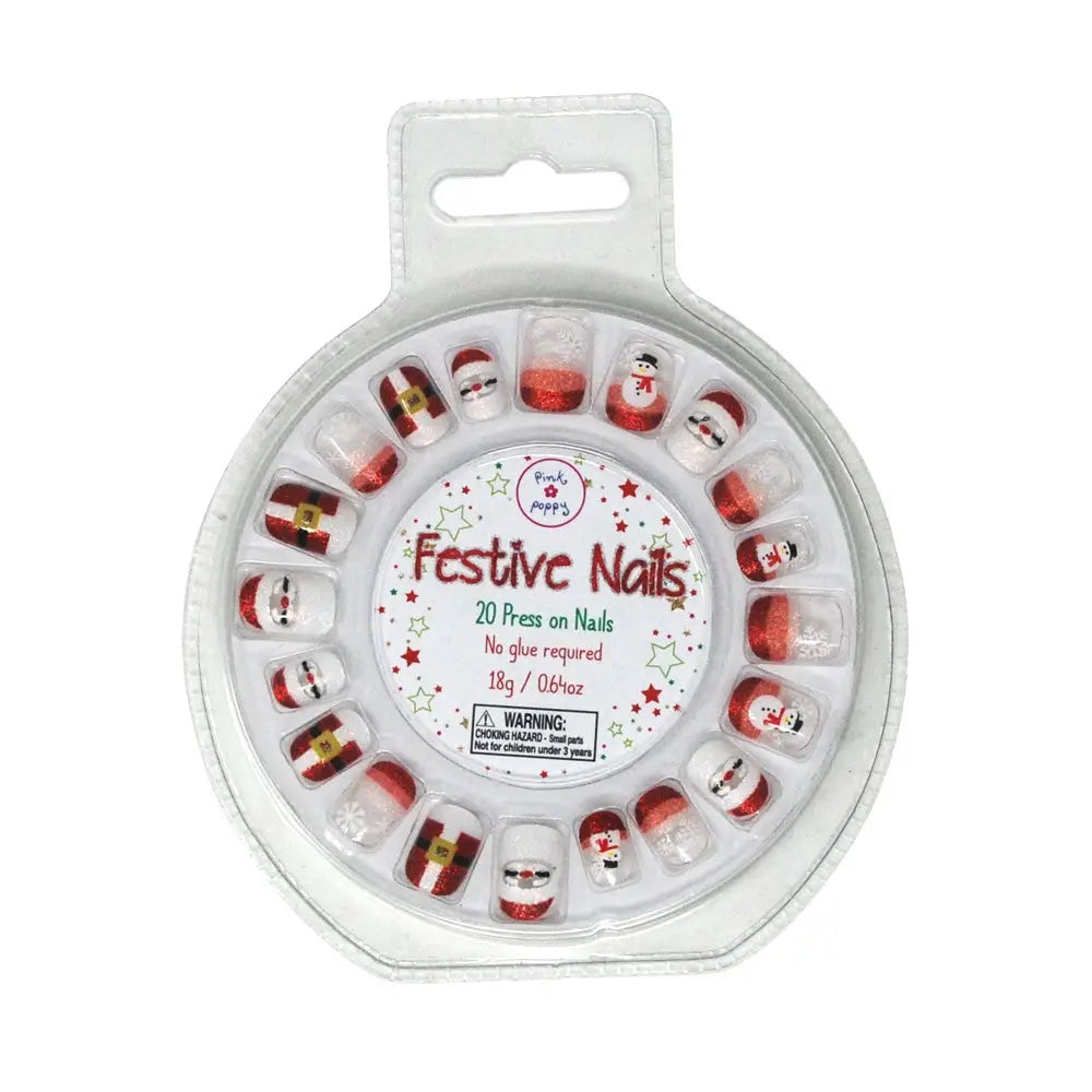 Festive Press On Nails