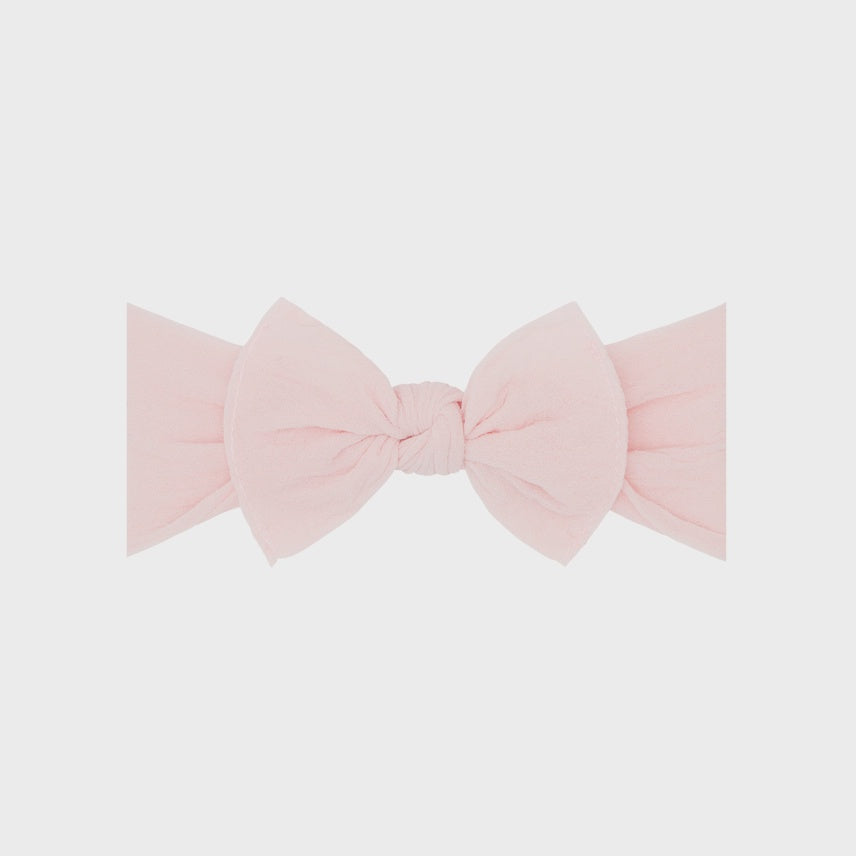 Itty Bitty Knot Headband - Rose Quartz
