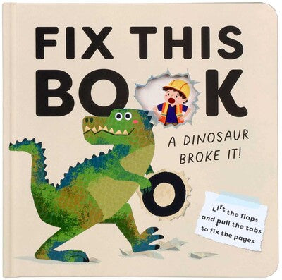 Fix this Book:  A Dino Broke it