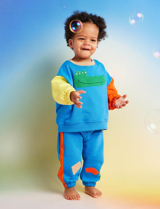 Little Billabong Dark Blue Baby Track Sweater Set