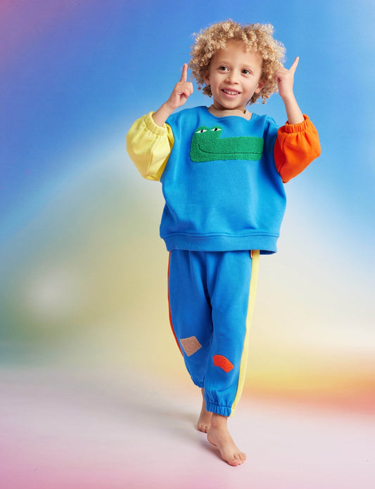 Little Billabong Dark Blue Toddler Track Sweater Set