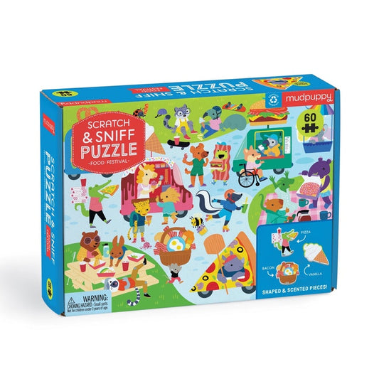 Food Festival 60 Piece Scratch & Sniff Puzzle