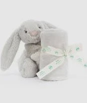 Bashful Bunny Soother Grey