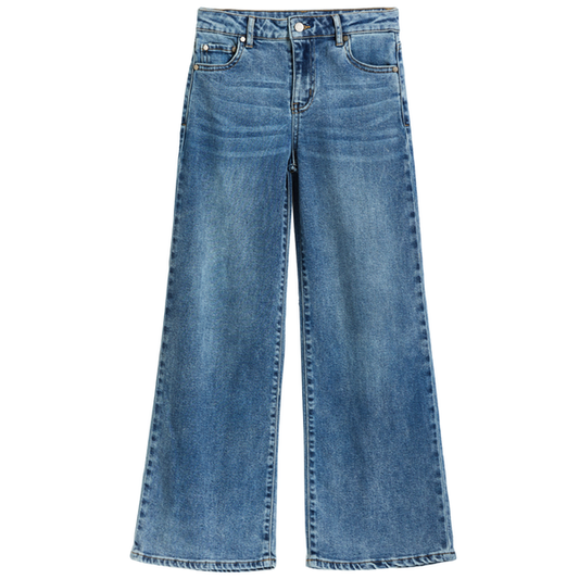 Bow Embroidered Pocket Flare Jeans