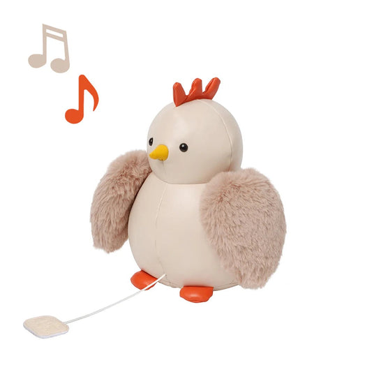 Musical Friend w/ Fur - Paulette the Hen