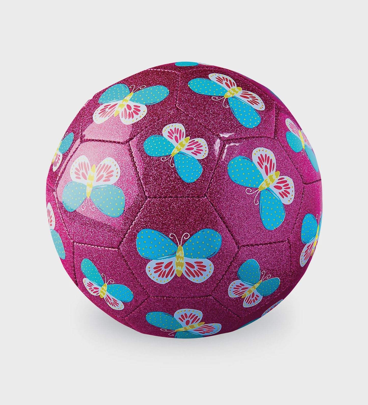 Glitter Soccer Butterfly