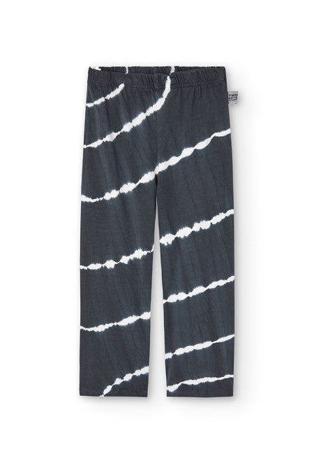 Girl Knit Trousers- Anthracite