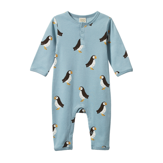 Puffin Henley Sleep Suit