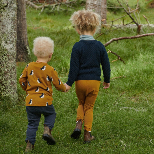Puffin Toffee LS River Toddler Tee