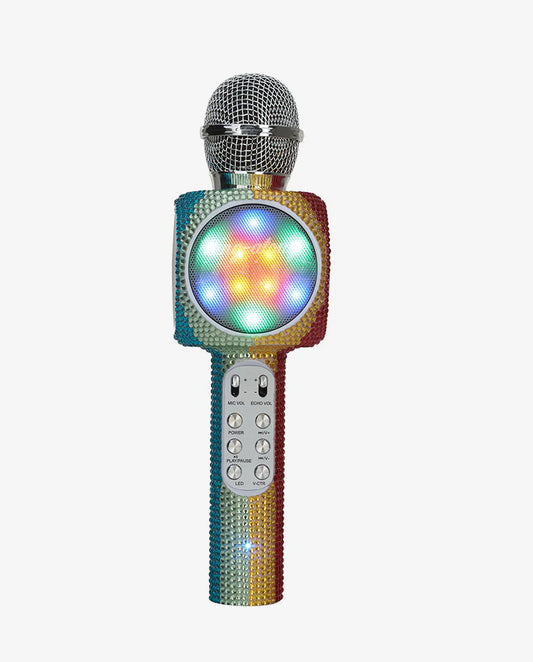 Sing A Long Bling Karaoke Microphone-Rainbow