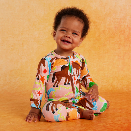 Giddy Up LS Romper