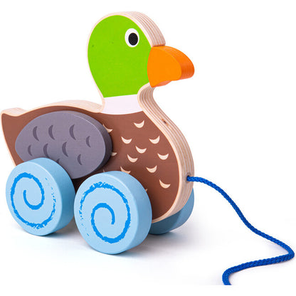 Pull Along Wooden Toy-Duck