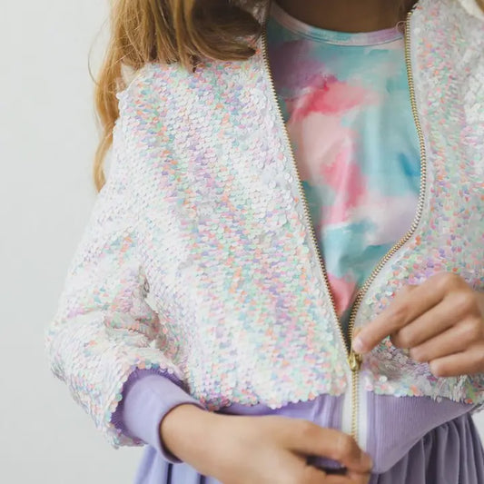 Sequin Flip Jacket