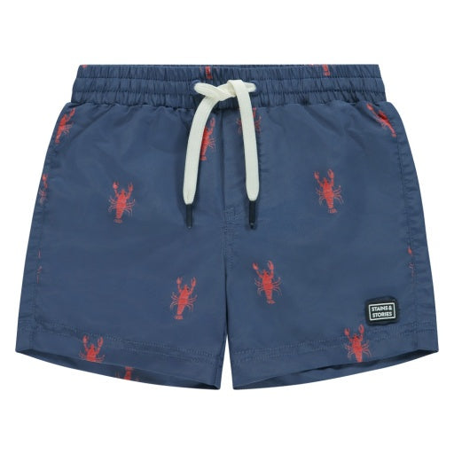 Lobster Swim Shorts w/ Drawstring