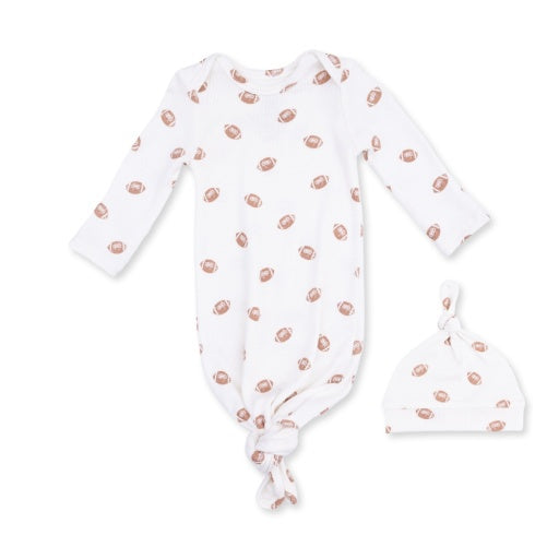 Mini Footballs - Knotted Gown and Knotted Hat