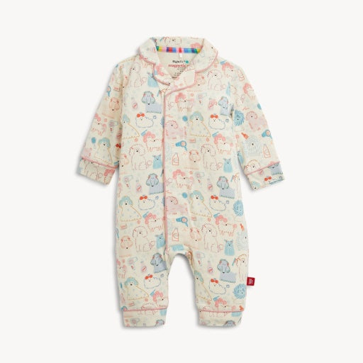 POODLE PAWLOR RF ROMPER W PIPING