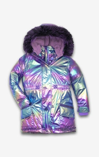 Alexandrite Middie Puffer Coat