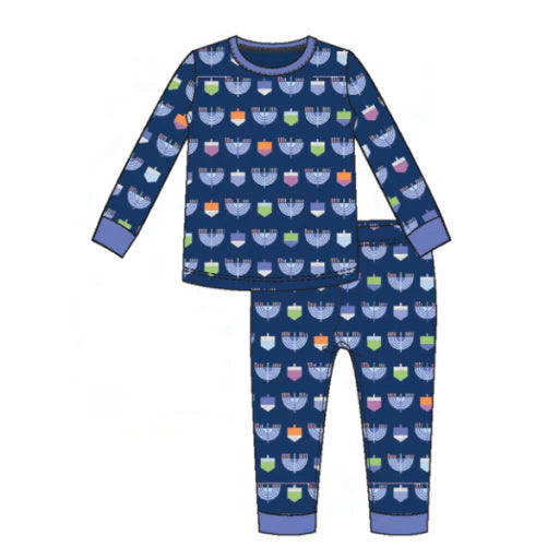 Spin Me Right Round LS Pajama Set