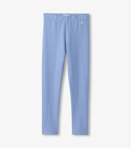 cornflower blue cozy leggings - hot melt