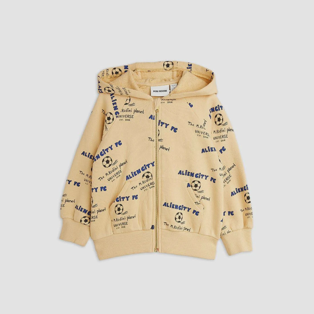 Alien City AOP Kid Zip Hoodie