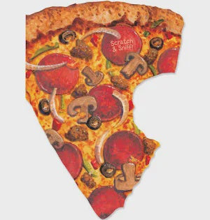 Pizza Scratch & Sniff Birthday Card
