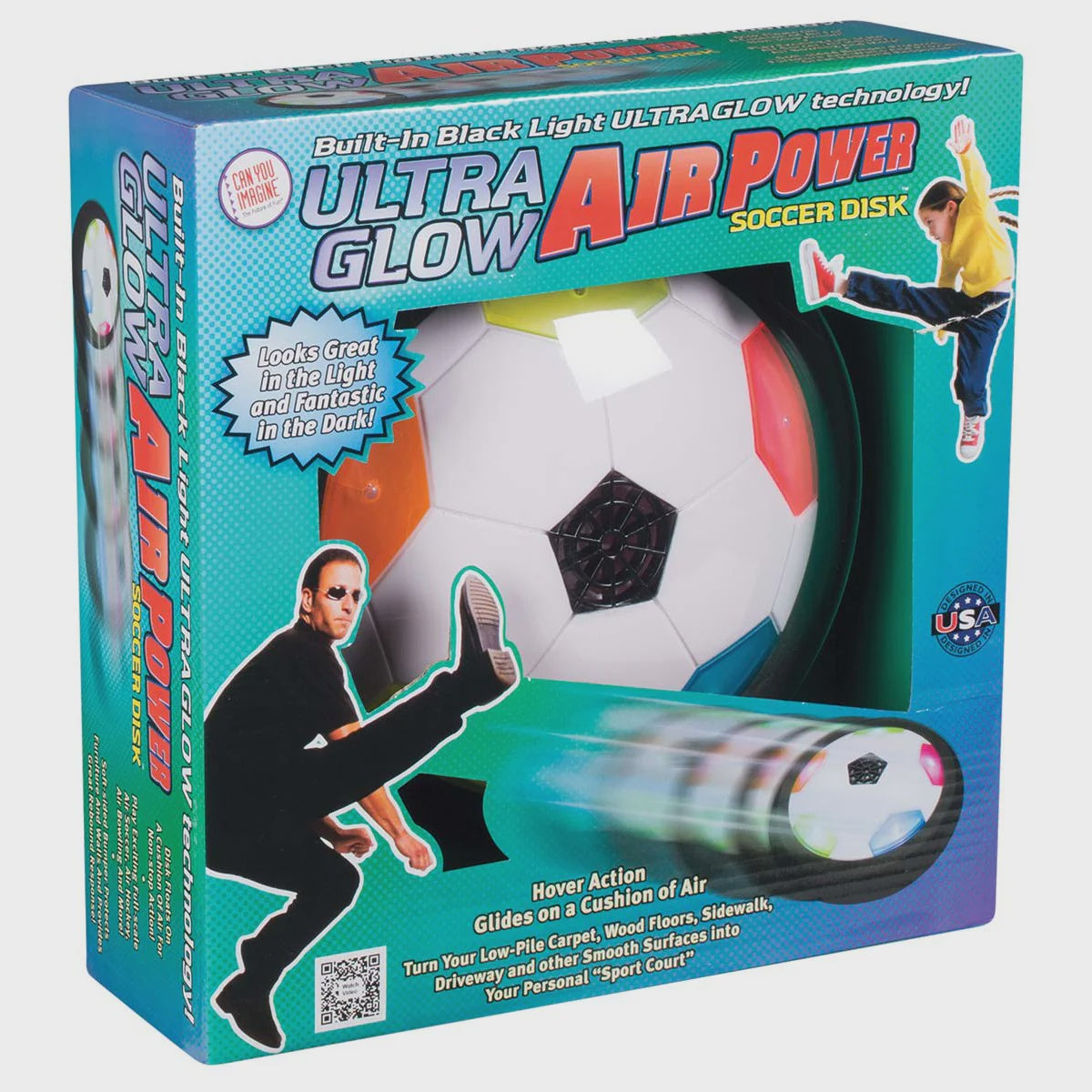 Ultra Glow Power Soccer Disk