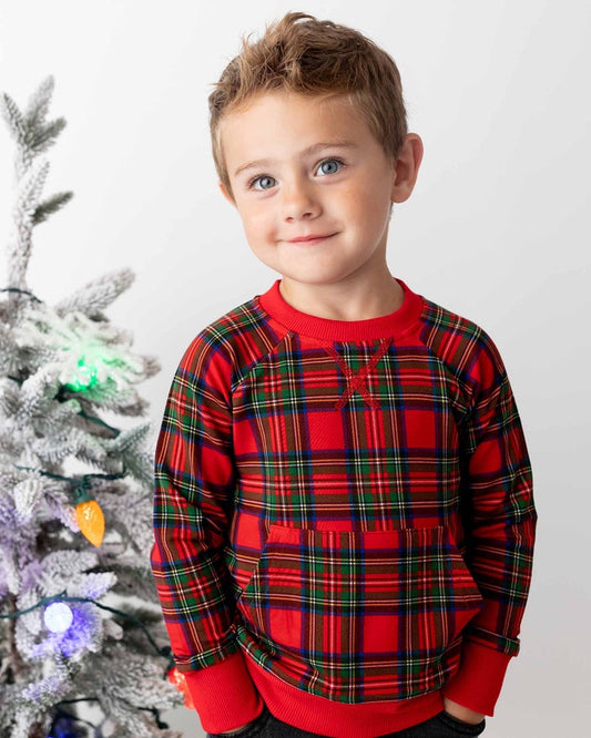 December Plaid Toddler Sweatshirt