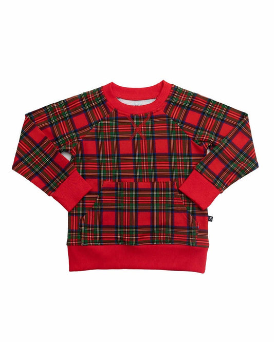 December Plaid Kid Sweatshirt