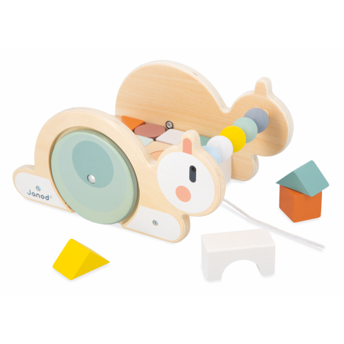 Sweet Pull Along Snail Cube Trolley