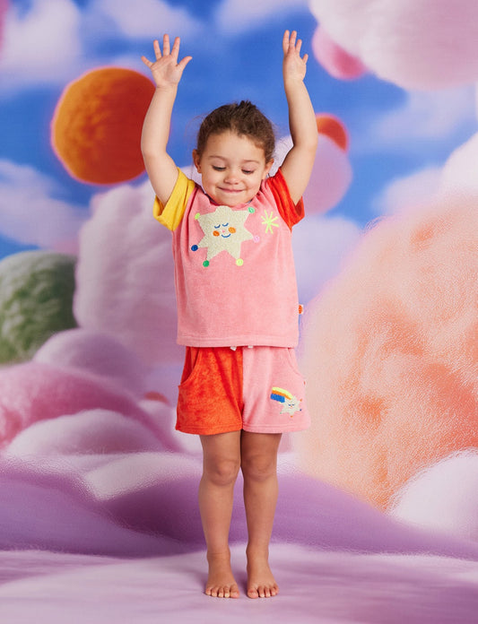 Stars Terry Toddler Shorts