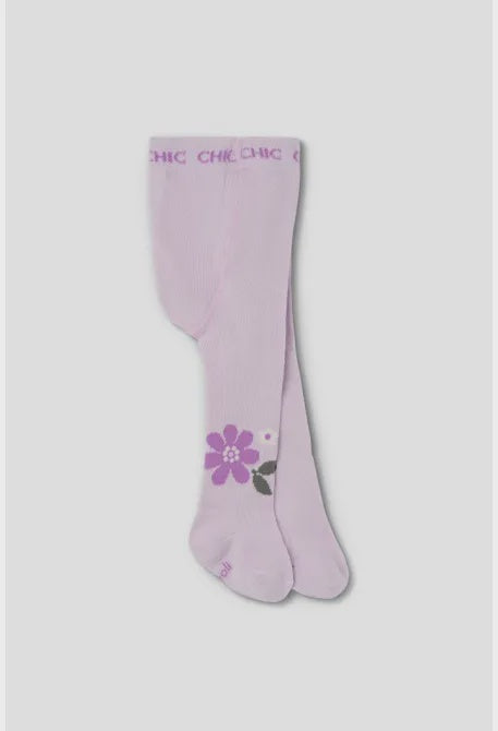 Lilac Flower Tight
