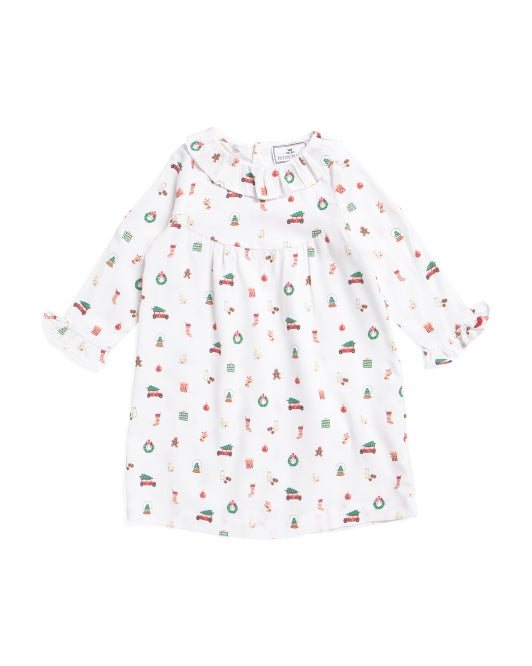 Winter Nostalgia Nightgown-White : 7yr