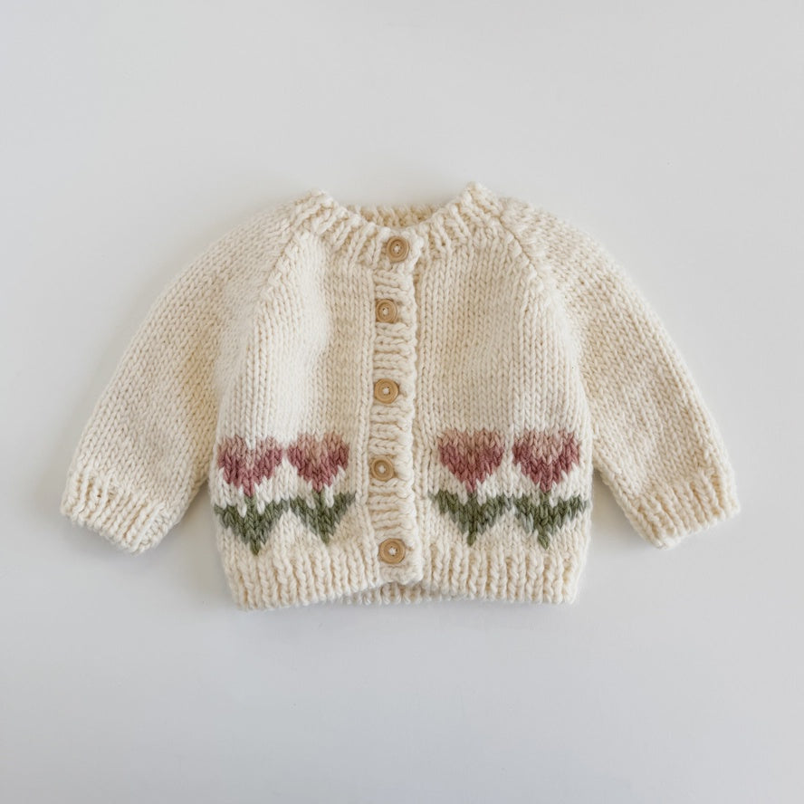 Tulip Flower Cardigan