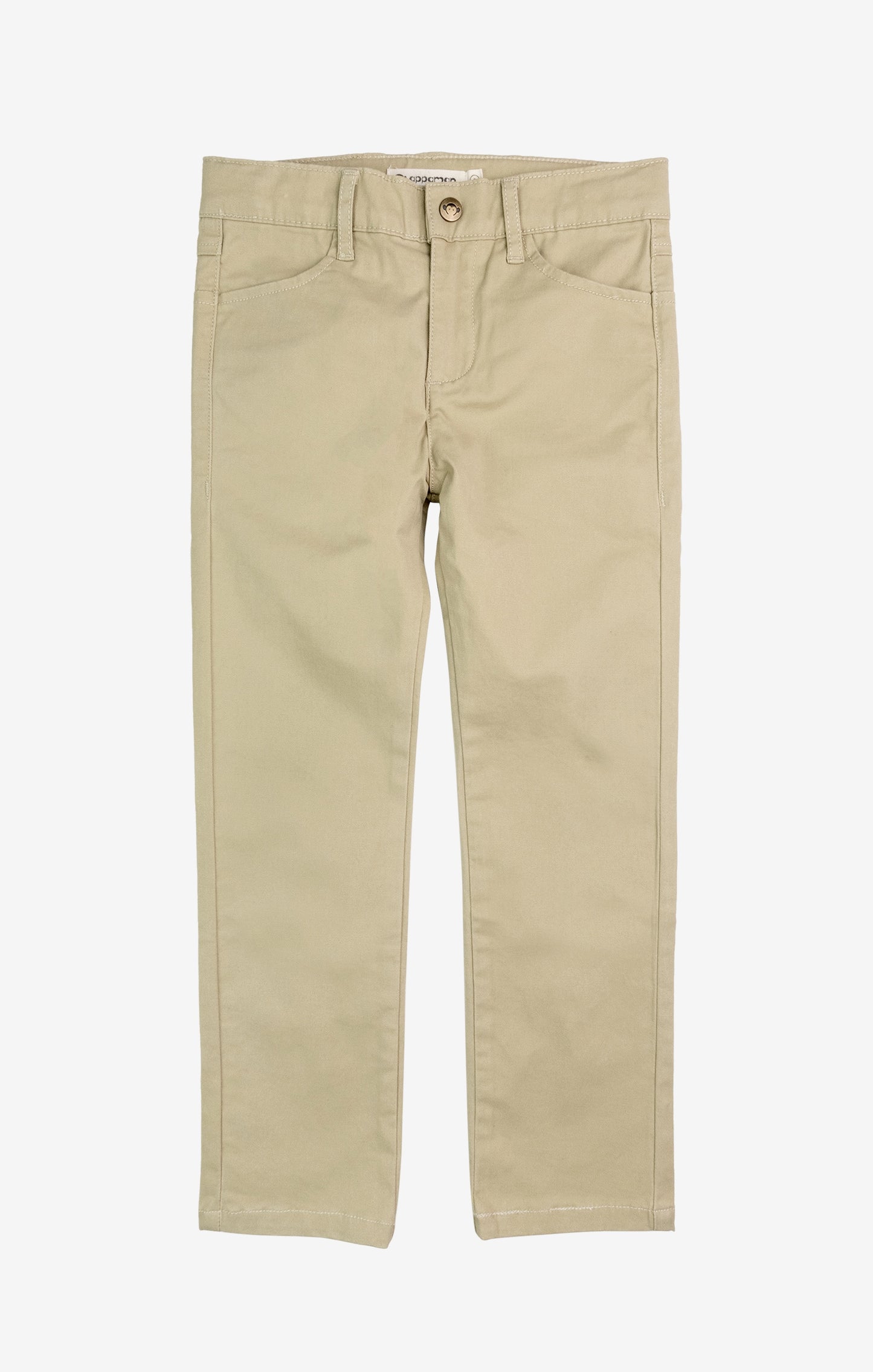 Skinny Twill Pant | Light Khaki