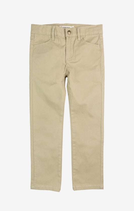 Skinny Twill Pant | Light Khaki